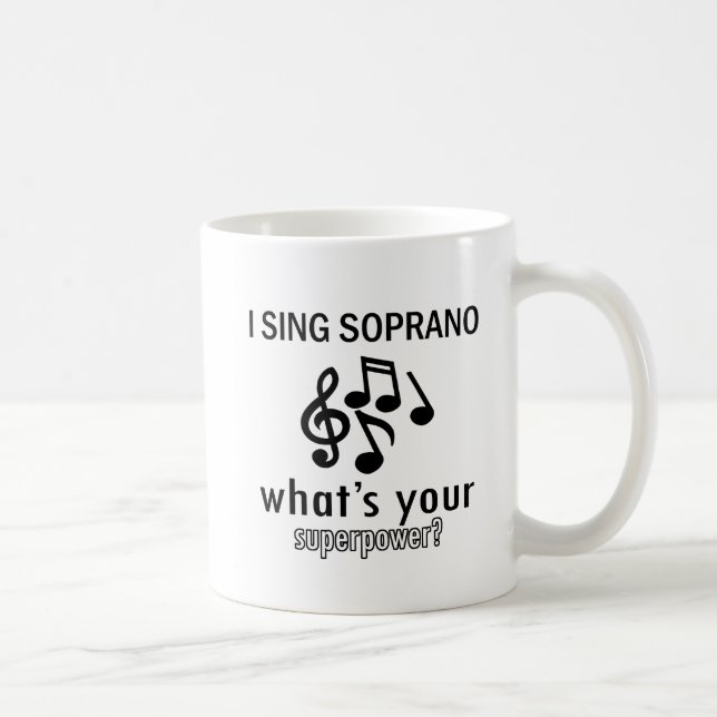 Taza De Café Canto al soprano (Derecha)
