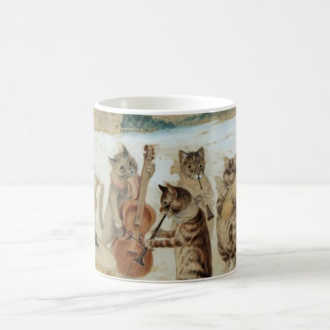 Taza De Café Canto de gatos Carol por Louis Wain (Centro)