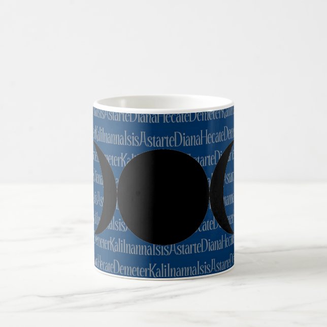 Taza De Café Canto de la diosa (azul) (Centro)
