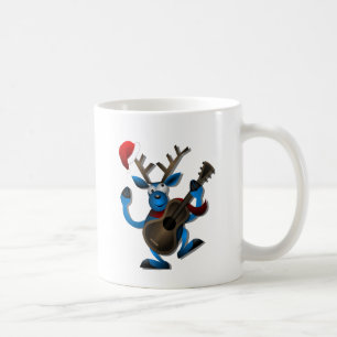 Taza De Café Canto lindo de Santa del navidad