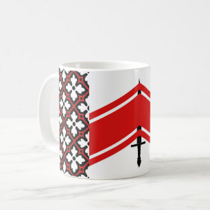 Taza De Café Cantón de Eoforwic Populace Badge