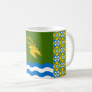 Taza De Café Cantón de la placa de población de Buckston-on-Eno