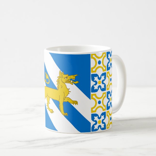 Taza De Café Cantón de la placa de población de Northpass (Anverso derecho)