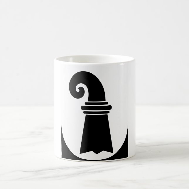 Taza De Café cantón de la región de suiza bandera de Basilea (Centro)
