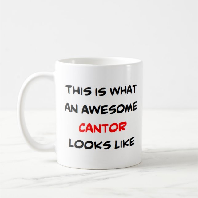 Taza De Café cantor, impresionante (Izquierda)