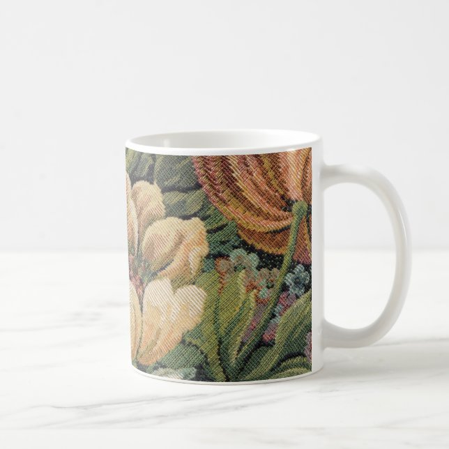 Taza De Café Canvas Flower Mug 002 (Derecha)