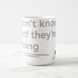 Taza De Café Caos de Chica Limpia – Cita de Vibraciones Delulu