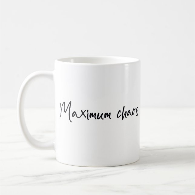 Taza De Café Caos máximo (Izquierda)
