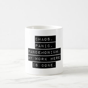 Taza De Café Caos Pandemonium