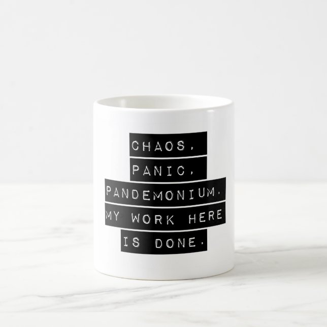 Taza De Café Caos Pandemonium (Centro)