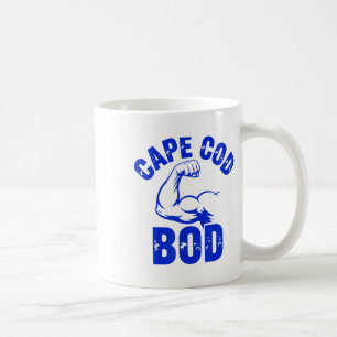 Taza De Café Capa divertida de hombre Cod Bod Machusetts Verano