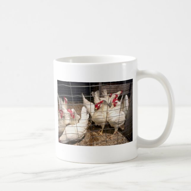 Taza De Café Capas (gallinas y pollos) (Derecha)