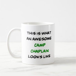 Taza De Café capellán del campamento, impresionante