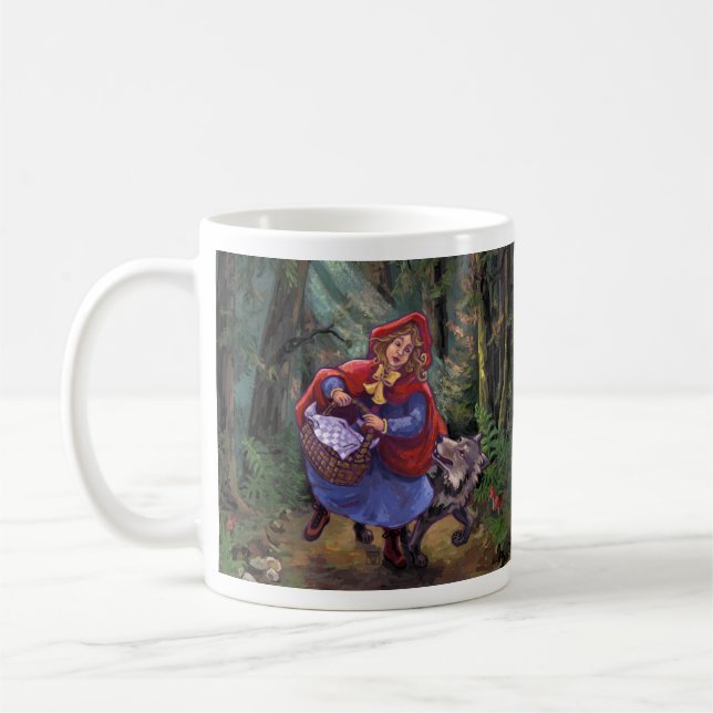 Taza De Café Caperucita Roja (Izquierda)