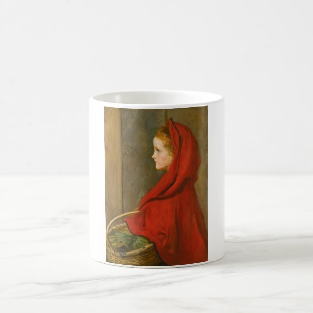 Taza De Café Caperucita Roja (por John Everett Millais) (Centro)