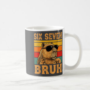 Taza De Café Capibara Divertido 67 Meme Seis Siete Bruh Chicos
