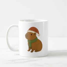 Taza De Café Capibara en Navidades