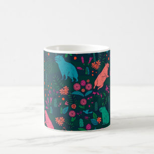 Taza De Café Capibara Juguetona en el Bosque – Continuo Tropica