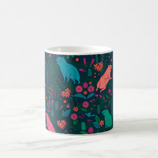 Taza De Café Capibara Juguetona en el Bosque – Continuo Tropica
