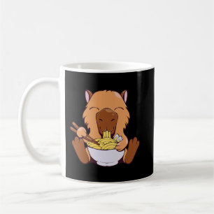 Taza De Café Capibara Lover Capibara japonés come Ramen Nood