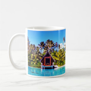 Taza De Café Capilla Drinkware de la boda de Bora Bora