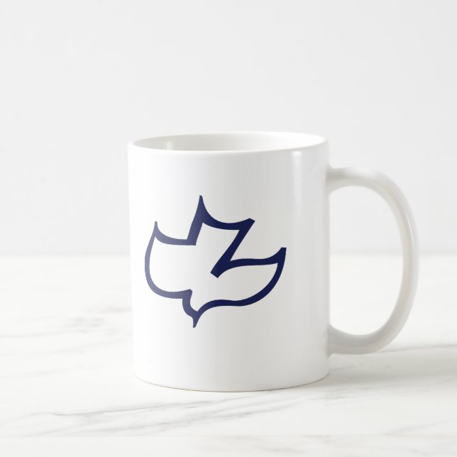 Taza De Café Capilla Hannover del Calvary de Koinonia (azul (Derecha)