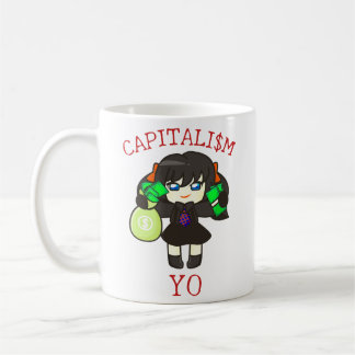 Taza De Café Capitalism Yo - Anime Money Girl Hustle