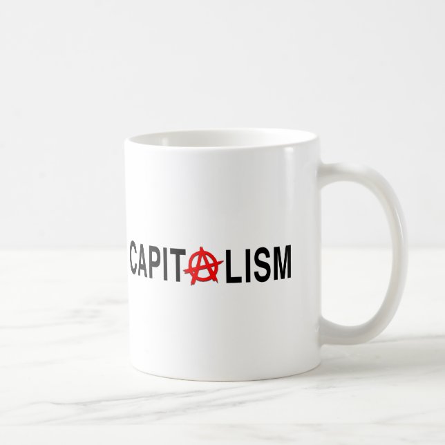 Taza De Café Capitalismo de Anarcho (Derecha)