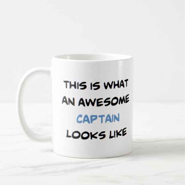 Taza De Café capitán3, impresionante (Izquierda)