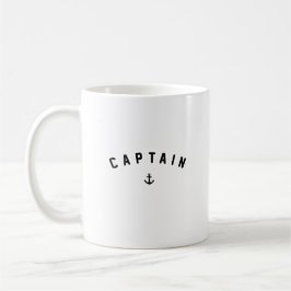 Taza De Café Capitán barco Retro