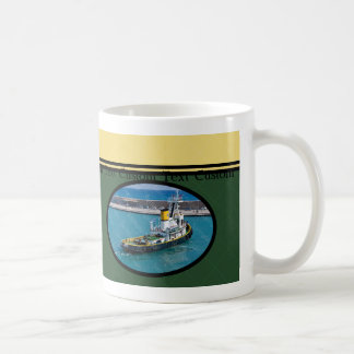 Taza De Café Capitán de encargo Mug del barco del tirón