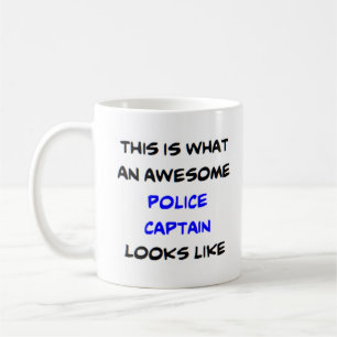 Taza De Café capitán de la policía, impresionante