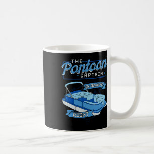 Taza De Café Capitán de pontón Barco Velero Navegación Yate Pon