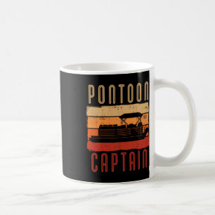 Taza De Café Capitán de pontón vintage Propietario del barco Bo