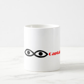 Taza De Café CAPITÁN del ojo del ojo