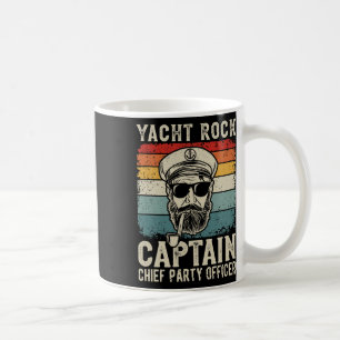 Taza De Café Capitán del rock náutico Pontoon Fiesta del barco 