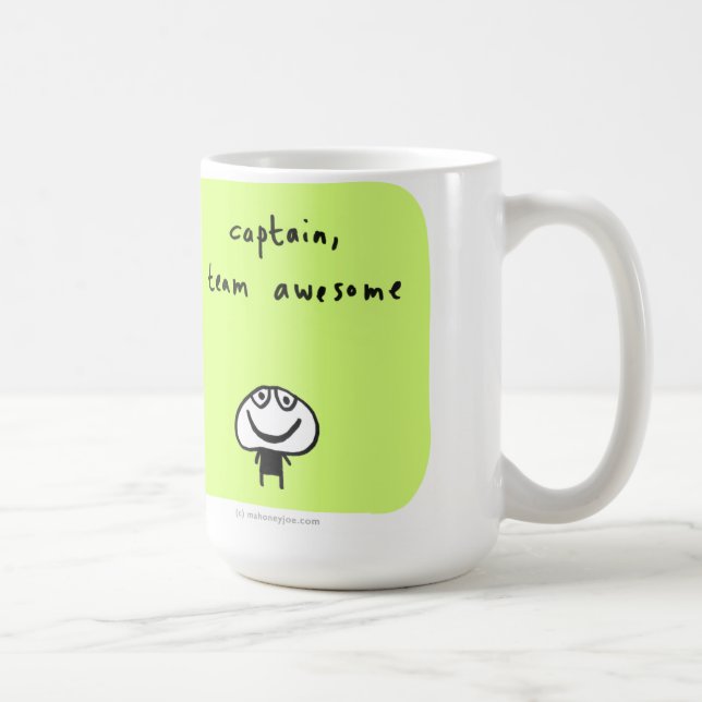 Taza De Café capitán, equipo impresionante (Derecha)