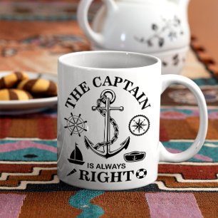 Taza De Café Capitán Funny