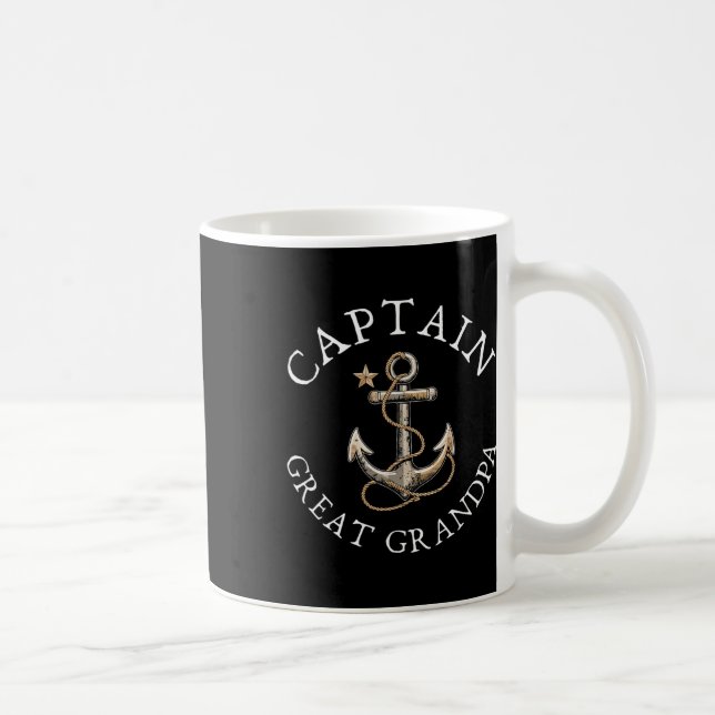 Taza De Café Capitán Gran Bote Abuelo Vintage (Derecha)