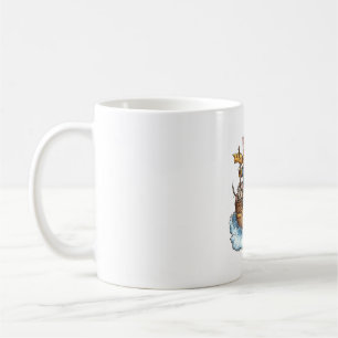 Taza De Café Capitán Meowbeard - Gráfica divertida de gato pira