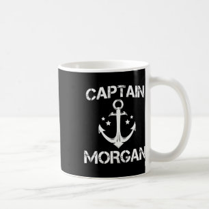 Taza De Café Capitán Morgan Funny Apellido de cumpleaños person