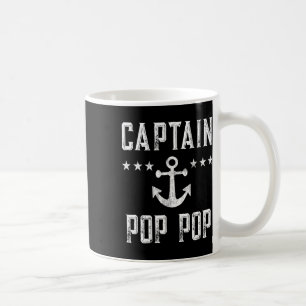 Taza De Café Capitán Personalizado Pop Pop Embarcaciones Barco