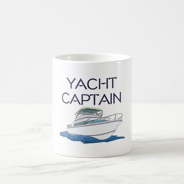 Taza De Café Capitán SUPERIOR del yate (Centro)