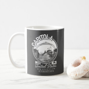TAZA DE CAFÉ CAPITOLA SANTA CRUZ CALIFORNIA