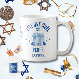 Taza De Café Capítulo de Hanukkah judío JUST ONE MORE PEREK