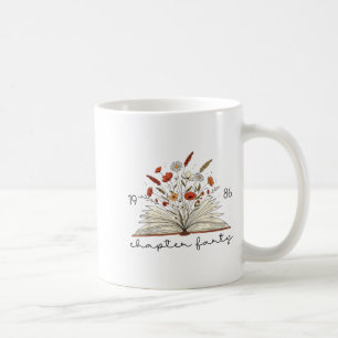Taza De Café Capítulo de la vida cuarenta Cumpleaños 1986 Libro