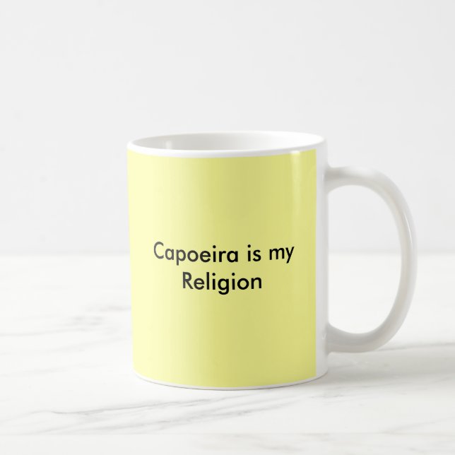 Taza De Café Capoeira es mi religión (Derecha)