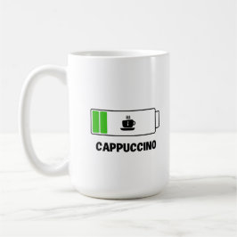 Taza De Café Cappuccino Minimal Typography Coffee