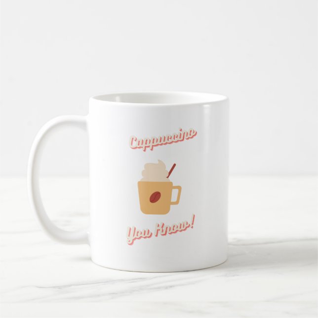 Taza De Café Cappuccino que conoces (Izquierda)