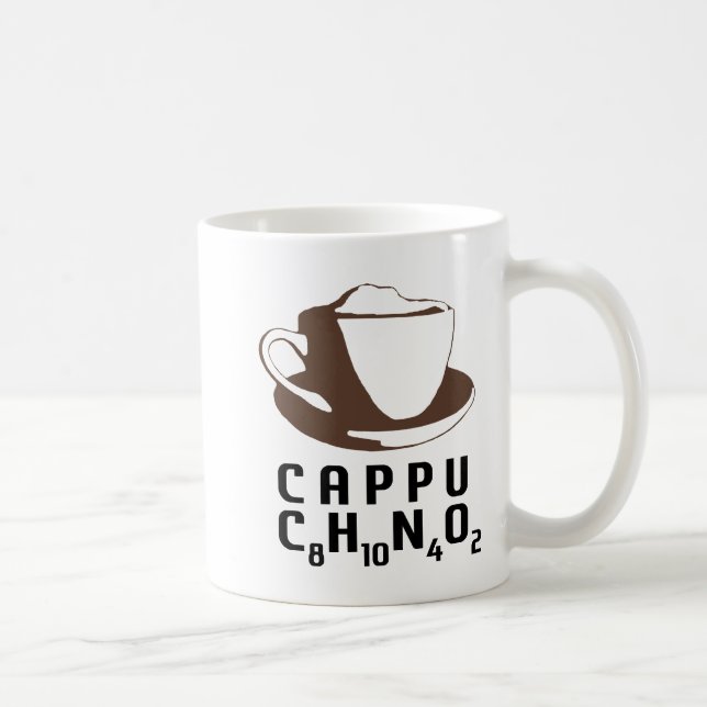 Taza De Café Cappuccino químico (Derecha)